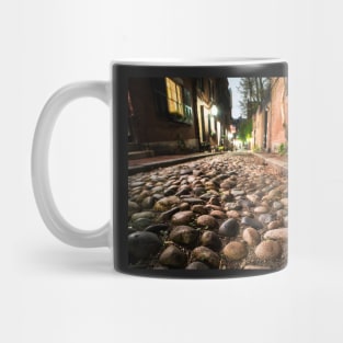 Acorn Street Cobblestone Detail Boston MA Mug